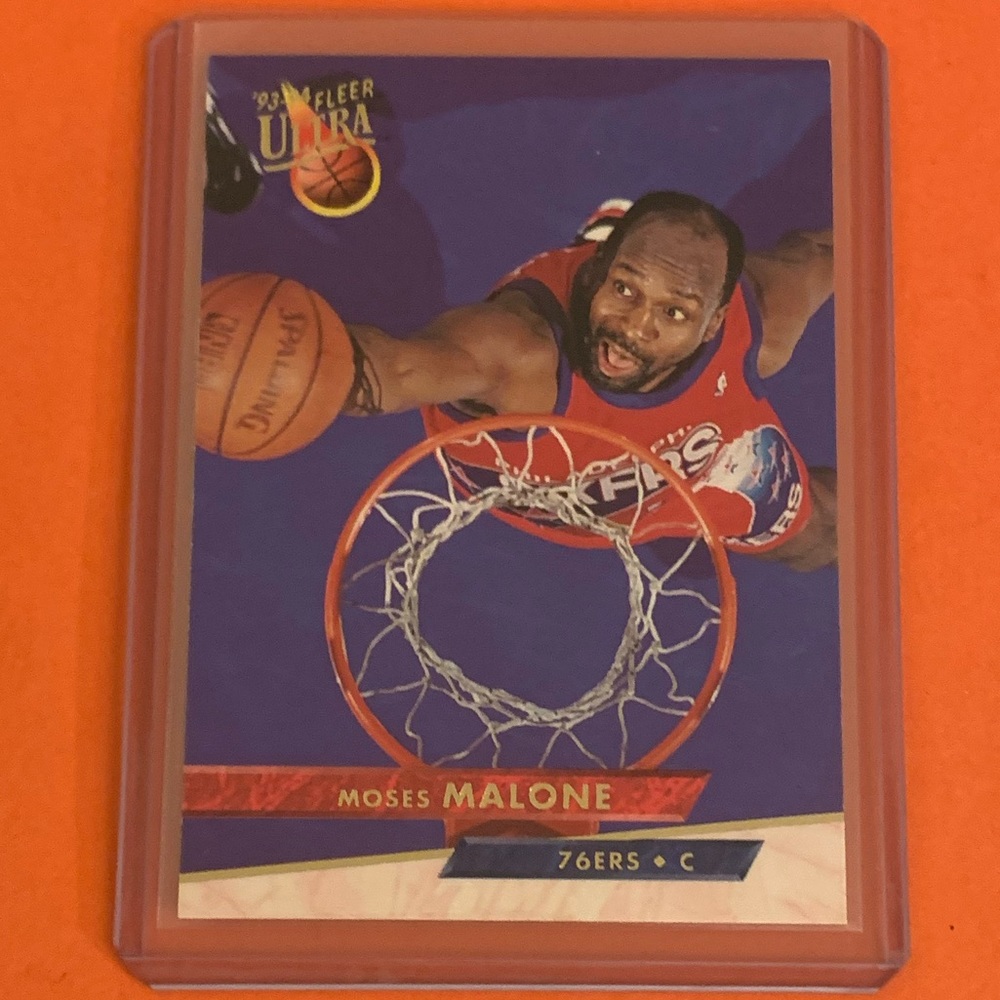 Moses Malone #315 1993-94 Fleer Ultra Basketball Trading Card